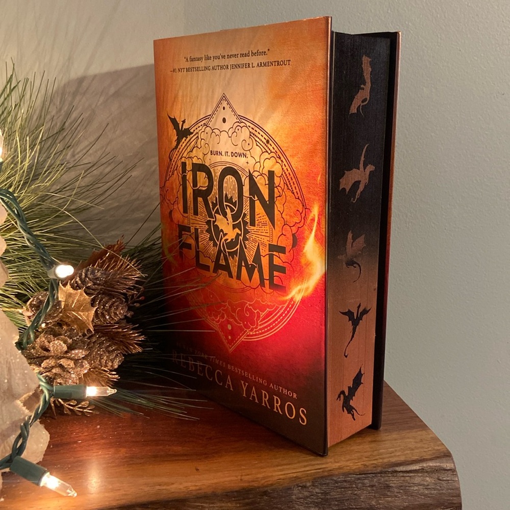Iron Flame - First Edition- custom sprayed edges